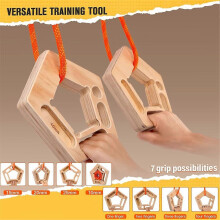 Wood Hangboard Hold for Rock Climbing,Portable Hangboard Rock Climbing,Finger Strengthener for Pull-