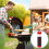 9X 16 Oz Inverted Plastic Squeeze Bottles, Refillable Tip Large Valve Dispenser Condiment Squeeze Bottle 5