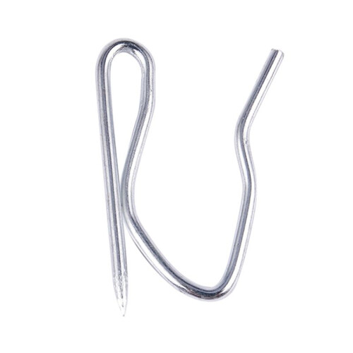 100Pcs Curtain Drapery Pin Hooks - Silvery 1