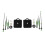 8Pcs Luminous Quartz Clock Spindle Movement Mechanism Repair Tool Kit 3