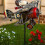 Snoopy Pilot Gartenwindmühle mit rotierendem Propeller - bhp2 4