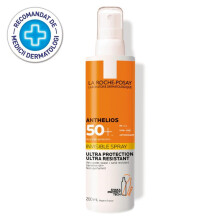 (50 SPF) La Roche-Posay Anthelios Body Sunscreen Spray SPF 50+ for Sensitive Skin Ultra-Resistant Fragrance-Free 200ml