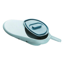 Mâner din plastic pentru urinal, ploscă, cu capac, pentru urinal, pacient imobilizat la pat, ploscă, aprovizionare spitalicească