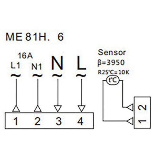 3X ME81H  Thermostat Digital Temperature Controller Circulation Programmable Electric Underfloor Heating 1