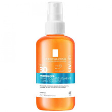 La Roche-Posay Anthelios UVAir Spray Sunscreen SPF 50+ with Vitamin E, Body Sun Protection, Water Resistant, 200 ml