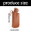 Compacts Size Lighter Protective Cover Leather-Curry color 4