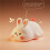 2X Rabbit Night Light,Cute Silicone Lamp, Dimmable Light  Bunny, Night Lamp,Rechargeable Bunny Nightlight 5