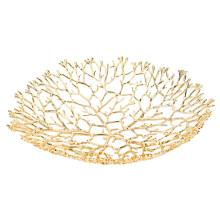 Metal Fruit Bowl Ornaments Home Coffee Table Dining Table Fruit Basket Model Room Hotel Decorative Crafts Soft-Mounted