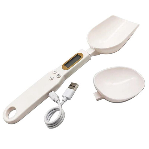4X USB Charging Measuring Spoon Gram Scales Electronic Digital Gramera Dimensional Weighing 2