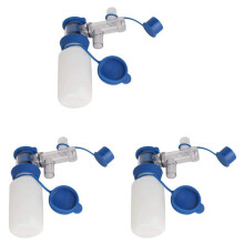 3X Milch Probenahme Flasche, 200 Ml Probenahme Flasche Probenahme Flasche für Kuhmilch Flüssigkeit Milch Behälter Korrosions Beständig, Leicht zu