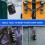Combination-Padlock 4-Digit-Gym-Locker-Lock -12 PCS Resettable Combo Lock for Toolbox School Employee Locker 5