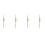 4X Kitchen Pulls Cabinet Pulls Handle Brushed Brass Wardrobe Handles Closet Handles -Gold Large 1