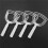 20X Meat Scraper Bone Dust Scraper Bone Scraper White  Scraper Bone Dust Remover Square Bone Dust Scraper 4