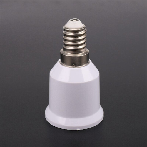5X E14 to E26 E27 Adapter Chandelier Light Socket E14 to Medium Socket E26 E27 Converter Bulb Base Adapter Converter 1