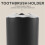 4 Pcs Plastic Bathroom Accessory Set,Bath Toilet Brush Accessories Set with Toothbrush Holder,Toothbrush Cup(Black) 2