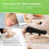Cuscini Ergonomici per Braccioli per Sedia, Allevia La Pressione con Cuscinetti per Braccioli nel Memory Foam, Set di 4 Sedie 5
