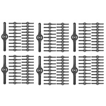120Pcs Plastic Grass Trimmer Blades Lawn Mower Blade Cordless Trimmer Garden Tool Lawn Mower Trimmer Accessories