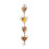Steel Leaf Rain Chain Thick Iron Flower Cups Downspout Adapter Gift for Mom 3