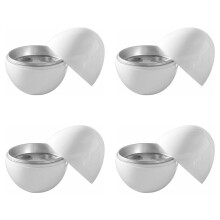 4X Egg Pod - Microwave Egg Boiler Cooker Egg Steamer Perfectly Cooks Eggs and Detaches the Shell