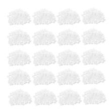 2000 Pcs Home Furniture Decor 5 mm White Plastic Hole Drilling Cover
