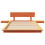 VidaXL vidaXL Bed Frame Brown 100 x 200 cm Wood 5