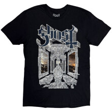 (XL, Black) Ghost Unisex Adult Skeletour World Tour 2025 Back Print T-Shirt