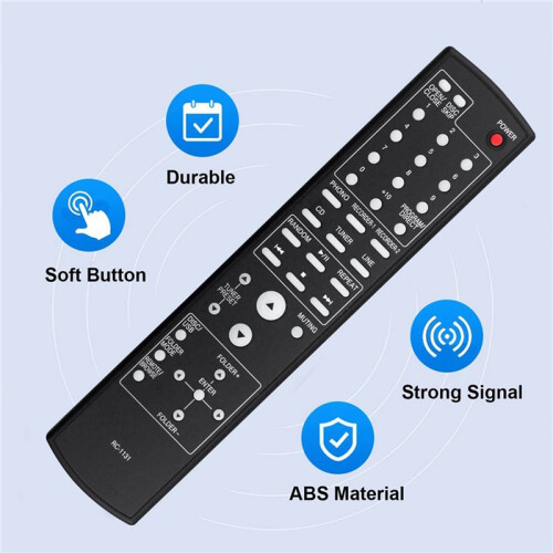 2X Replace RC-1131 Remote Control for  AV Receiver Power Amplifier Controller 2