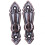 Metal Curtain Tassel Tie Back Tieback  Wall Hooks 12PCS Red Bronze 4