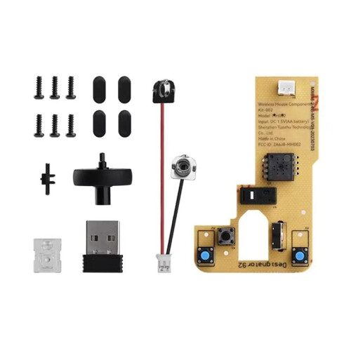 8X para Bamboo Lab DIY 3D Printing Wireless Mouse Kit Modelo 002 Componentes de Mouse de Computador com Peças de Impressora e Hardware 1