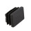 80 Pcs Plastic Rectangular End Cap 30mm X 20mm Threaded Pipe Tube Insert Rubber Feet 7