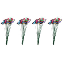 80 Pieces Garden Butterflies Stakes and 16 Pieces Dragonflies Stakes Ornaments for Yard Patio Party, Totally 96 Pieces