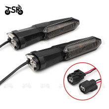 (Black)Applicable To Kawasaki Z1000r Abs,Z900 Abs,Versys1000abs Modified Led Motorcycle Steering Lamp