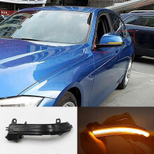 Passend für BMW 3er F20 F21 F22 F33 F34 X1 E84 LED-Rückspiegel mit fließendem Wasserblinker