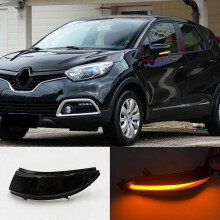 Passend für Renault Kaptur, Captur, Clio IV LED-Rückspiegel mit fließendem Wasserblinker
