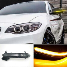 Passend für BMW 1er, 2er, 3er, 4er, F20, F22, F30, X1 Rückspiegel mit fließendem Wasser-Blinker
