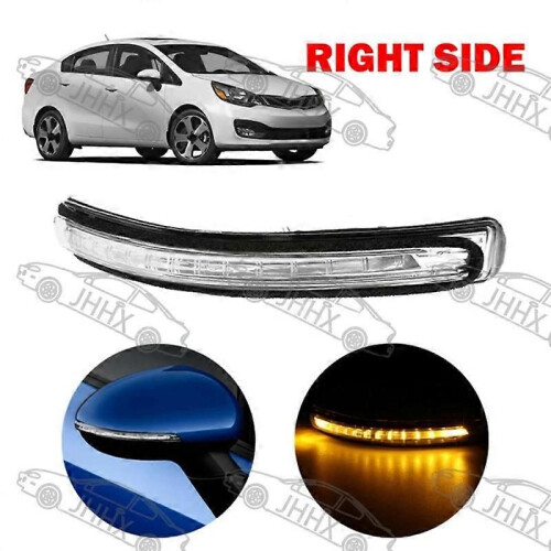 (Main Driver -Left)Compatible Rio Rio Hatchback 2012 2013 2014 2015 2016 Rear View Mirror Turn Signal