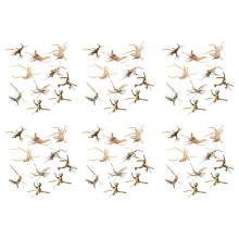 Driftwood for Aquarium Natural Wood Branches Fish Tank Decorations Reptiles Tree Trunk Driftwood Assorted(60 Pack)