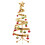 2X Iron  Bell  Christmas Tree Desktop Simulation Christmas Tree Display Christmas Decorations As Shown 2