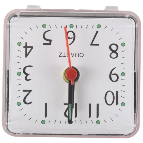 3PCS Portable Cute  Cartoon Multi-Function Table Clocks(White) 2