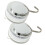 Suction Hook 6 Pack Vacuum Stainless Steel Suction Cup Hooks,Triple Hooks Wall Hook,Bath Towel Hook 3
