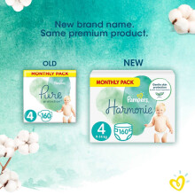 Pampers Baby Nappies Size 4 914 kg 2031 lbs Harmonie 160 Nappies MONT
