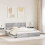 VidaXL vidaXL Storage Bed Grey Sonoma 180 x 200 cm Engineered Wood 3