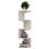 2X Wall Mounted Corner Storage Rack Classic Wall Rack 5 Layers Semicircular Partitions B 2
