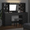VidaXL vidaXL Dressing Table Set with Drawer 3 pcs Black Oak Engineered Wood 4