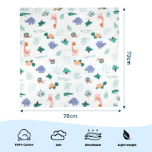 Maliton Muslin Cloths for Baby 6 Pack Burp Cloths for Baby100 Cotton A
