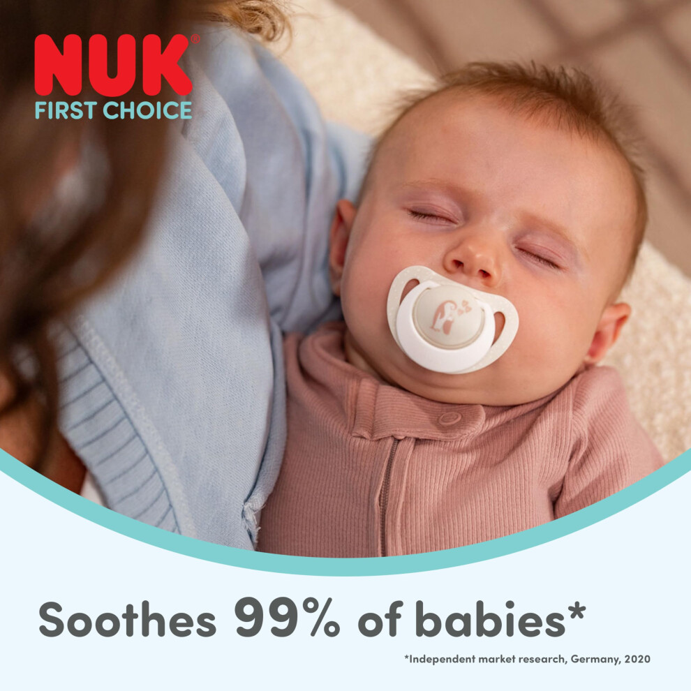 Nuk First Choice Baby Dummies 06 Months Orthodontic Soothers Soothe