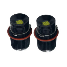 E39-160W Suitable For Bmw Angel Eyes 16 Lamp Beads Led 2525 Black Shell Waterproof Cable High Power