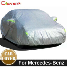 Gilt für die wasserdichte Autoabdeckung von Cawanerl zum Schutz vor Sonne, Schnee und Regen für Mercedes-Benz