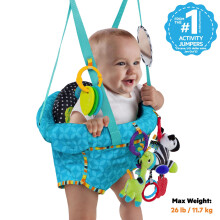 Bright Starts Door Jumper Bouncer n Spring Deluxe with Padded Seat Do