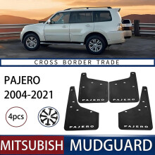 Gilt für Mitsubishi Pajero (2004–2021), Außenhandel, Kotflügel, Autoreifen, Kotflügelleder